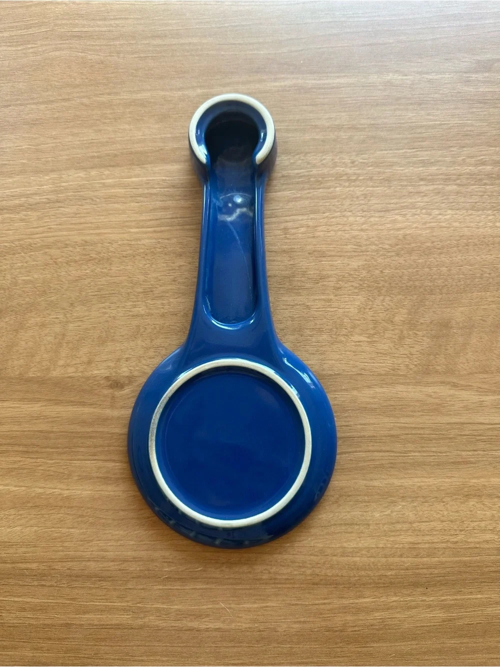 Le Creuset blue spoon rest